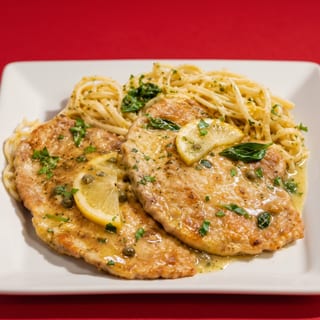 Veal Francese Pasta