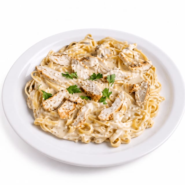 Alfredo Sauce Pasta.